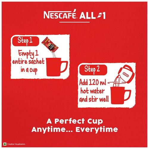 Nescafe All-In-One Powder Coffee Share Bag - Aromatic, 160 g (10 Units x 16 g)-4.webp